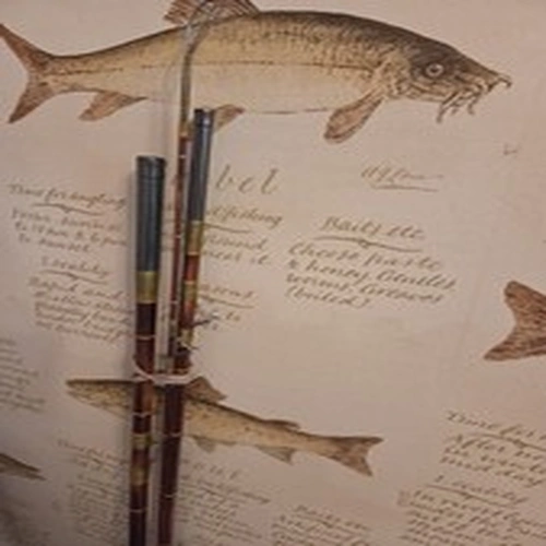 Vintage Lindop Bamboo/Split Cane Bank Fishing Rod 10.5ft Challenge De Luxe