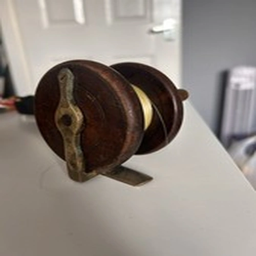 Antique Wooden Fishing Reel