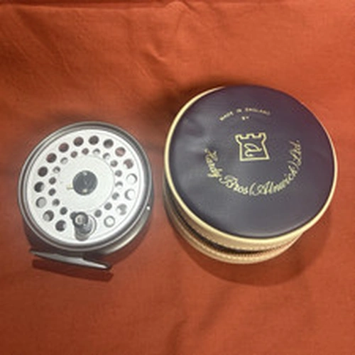 Hardy The Viscount 150 Fly Fishing Reel Grey/Silver w/ Reel Case