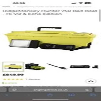 Ridge Monkey Hunter 750 Hi-Viz Echo Edition Bait Boat