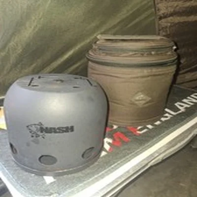Nash Bank Life Bivvy Portable Heater with Carry Case. Rare