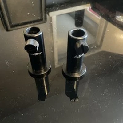 ADV Aluminium Stage stands with locking nuts, Carp / Coarse Fishing