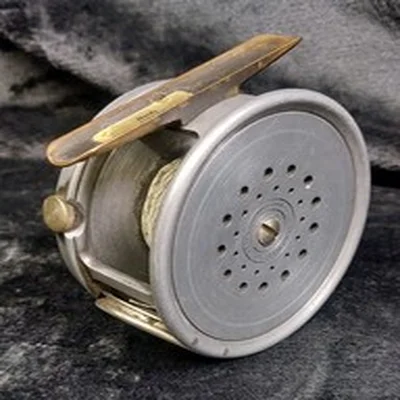 vintage Hardy Perfect  salmon fly fishing reel 3 3/4"