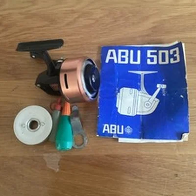 Abu 503 Sweden Closed Face Fishing Reel With Instructions 