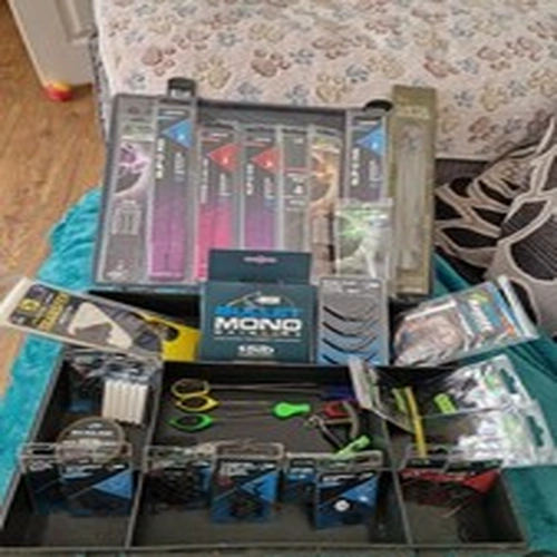 Tackle Box with A Selection of Fishing Accessories and End Tackle - Storage Box