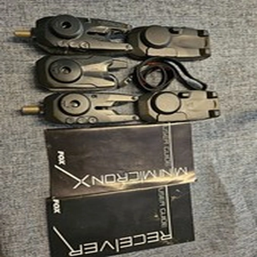 2 fox mini micron x bite alarms plus reciever