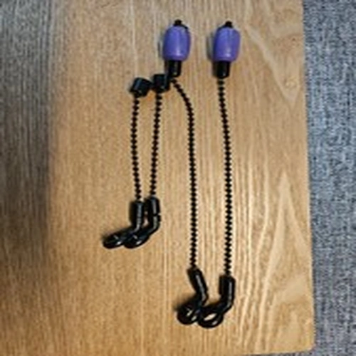 2 fox dumpy bobbins in purple