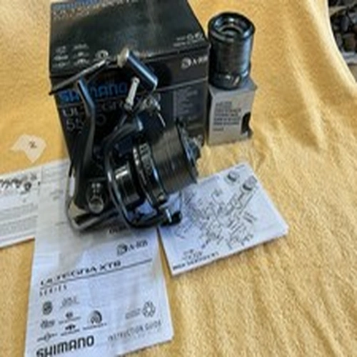 Shimano Ultegra 5500 XTB Spinning Fishing Reel Baby Blue with Big Pits