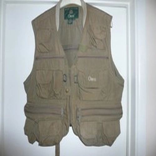 ORVIS FLY FISHING GILLET, KHAKI size MEDIUM