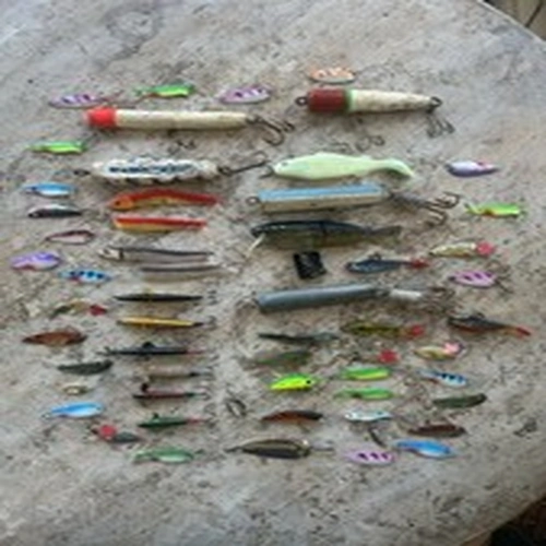 Large Joblot Of Mixed Fishing Lures Bass Pike Mackerel Trout