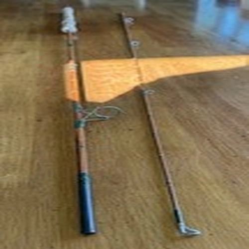 Vintage 7ft 6" Split Cane Light Casting Spinning Rod