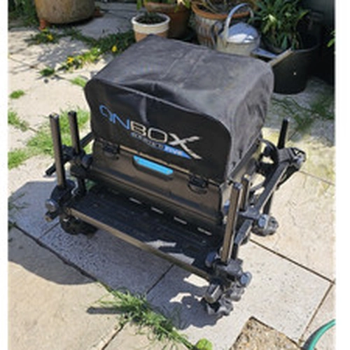 Preston Innovations OnBox Series Five Seat Box w/ Drawers, foot rest, Trolley. 