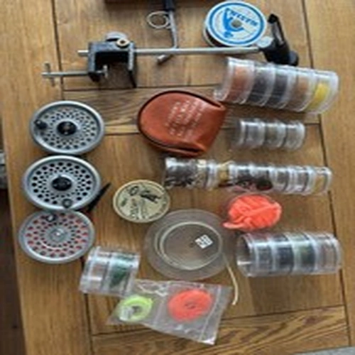 Vintage Fly Fishing Kit,Fly Tying Job Lot Bundle