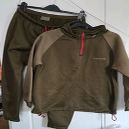 Trakker Two Piece Undersuit Size M Very  Good Fishing Carp Pike Angling NO HOOD
