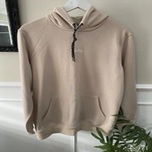 Wofte Beige/Cream Hoodie Size:M - Carp Fishing