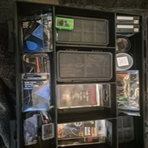 Fox Tackle Box With Tackle Joblot Carp