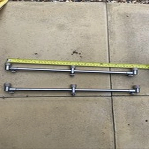 Stainless Steel 3-Rod Buzz Bars Set for Carp Fishing Adjustable Bank Sticks