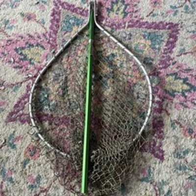 Vintage Folding Trout Fishing Landing Net  