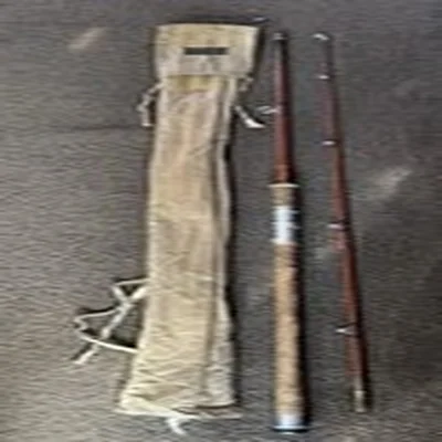 Sharpes Of Aberdeen Scottie Impregnated Cane Rod In Orig Bag £19.95 Start No Res