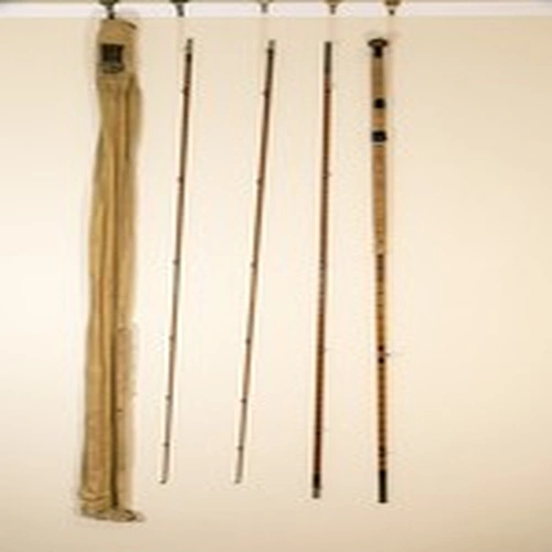 Hardy Vintage Double Handed Salmon Fly Rod  with Bag 4-Piece Split Bamboo