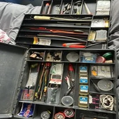 Shakespeare Tackle Box With Tackle Freshwater Match Fishing Tackle LOW START 99p