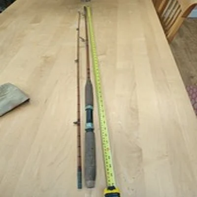 8ft Vintage Split-Cane Bamboo Fishing Rod