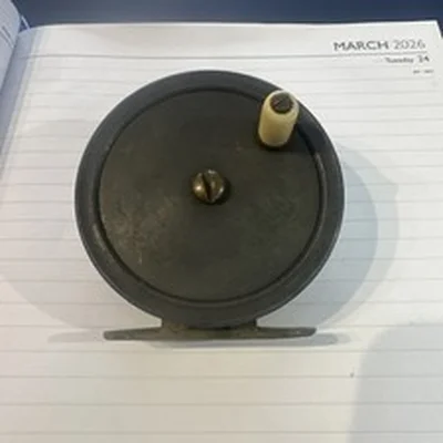 JJS WALKER-vintage salmon fly reel-very rare and collectable.