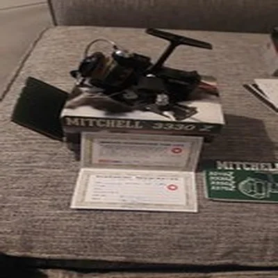 Mitchell 3330z Vintage Fishing Reel Comes With Box Original Handbook