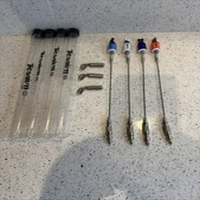 4 X SOLAR TITANIUM LONG ARM BITE INDICATORS CARP FISHING TACKLE SOLAR SUPERB