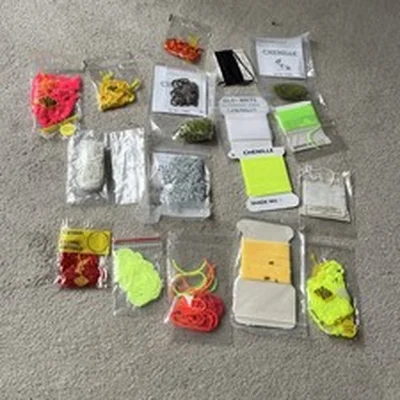 Selection Of Chenille For Fly Tying