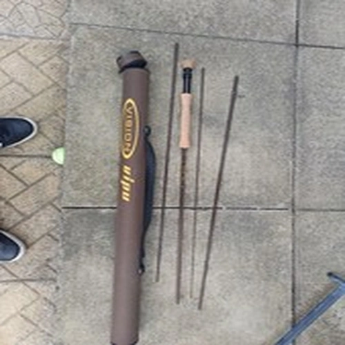 Vision 4-Piece 10ft Fly Fishing Rod with carry case
