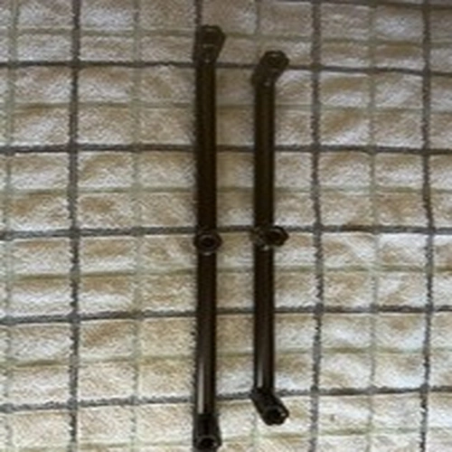 Jag Prolite 3 Rod Fixed Buzz Bars front 10.5”, rear 12”. Black