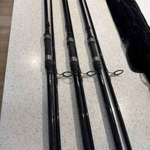 3 X CHUB SNOOPER CARP RODS 12ft 2.75tc EXCELLENT CONDITION CARP FISHING RODS