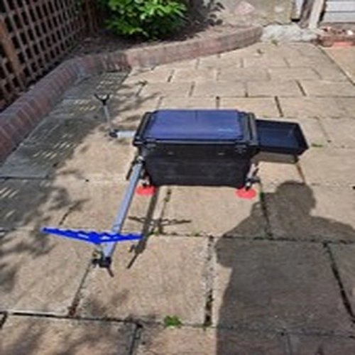 Advanta X5 Fishing seat box with octoplus leg system.  Read full description