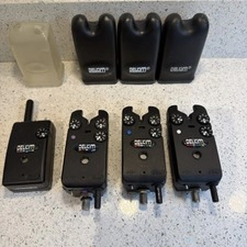3 X DELKIM TXI PLUS & PRO RECEIVER CARP FISHING BITE ALARMS CARP TACKLE FISH 🐠