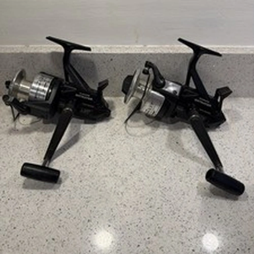 2 X SHIMANO 6500 CARP CATFISH REELS FISHING TACKLE GRAPHITE TITANIUM 🐠 🐠 🐠