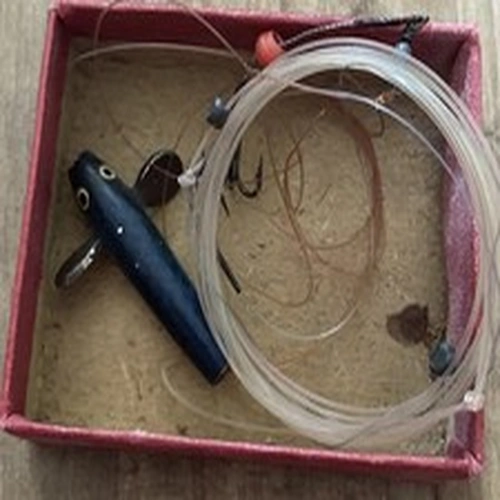 Vintage Devon minnow for salmon & trout Fishing Lure Hooks & Wire
