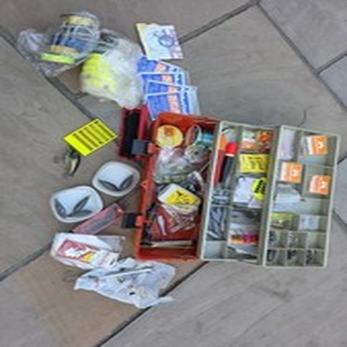 Efgeeco Fishing Tackle Rigg Box with Multiple Fishing Accessories