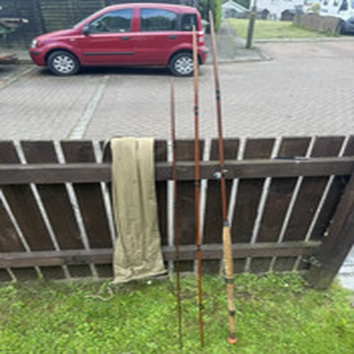 C. Playfair & Co Grant Vibration 12ft Bamboo 3pc Salmon Fly Rod & Bag