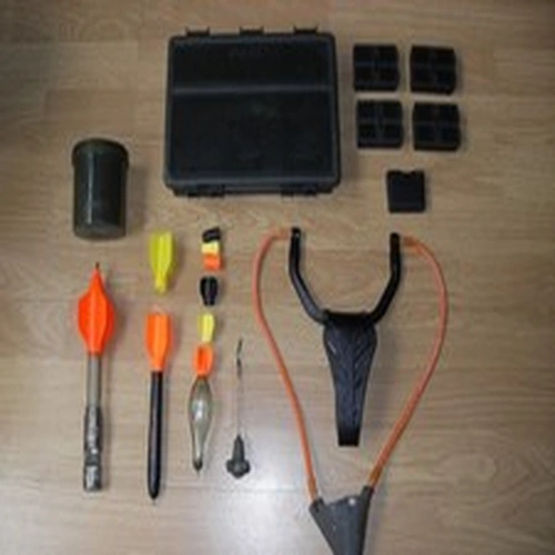 fox baiting up job lot catty marker floats zig chod bin tackle box carp barbel 