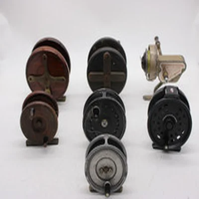 F x8 Vintage Fishing Reels Inc. Hardys Fly Reel, The Ambidex, Youngs Cordex etc.
