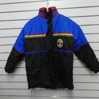 Halkun Hunt Marcel Van Den Eynde Fishing Bait Logo Jacket Size XXL 52" (Lei)