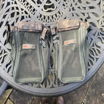 Fox Explorer Camo lite Mesh Side Barrow Pockets Hardly Used