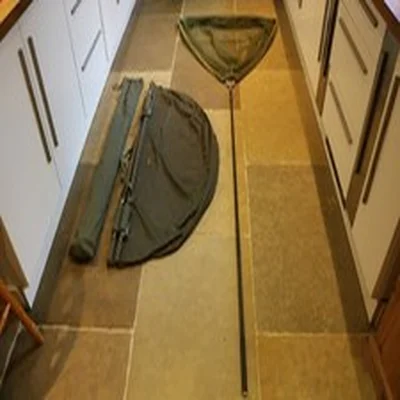 TRAKKER EQ LANDING NET & XL RETENTION WEIGH SLING  CARP SET UP FISHING FLOTATION
