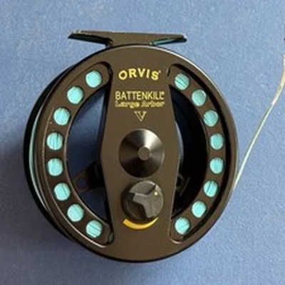 Orvis Battenkill V Large Arbor Fly Fishing Reel Loaded Backing 8wt Fishing Line