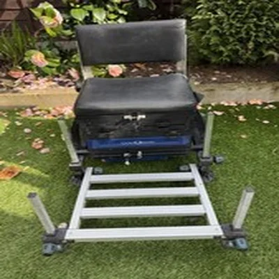 Avanti Fishing Seat Box with Footplate & Stabilising Legs System Storage Draws