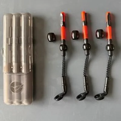 3x  Korda Stow in Red & black with case & 2 sets of weights 6/8 grams 