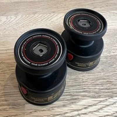 2 X Shimano Triton F 2.5 Bait Runner Front Drag Spare Spools 😎👍🎣🐟