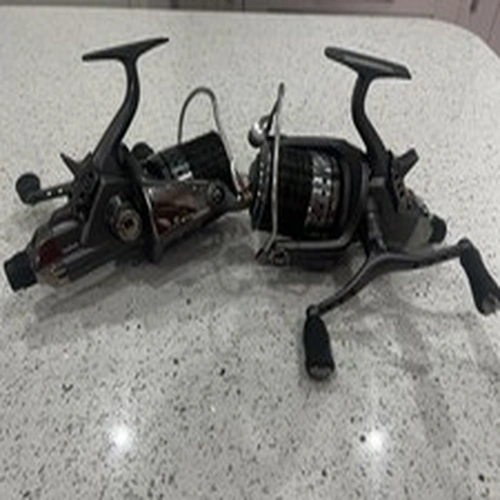 Diawa Linear Tournament Reels Used Carp Fishing Tackle Set Up Catfish Barbel 2/2