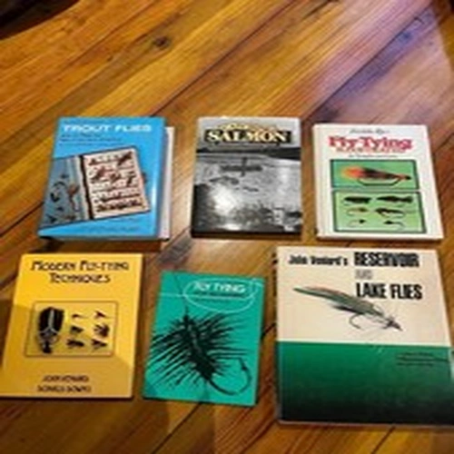 Collection of Vintage Fly Tying Books X6 Books Fly Fishing